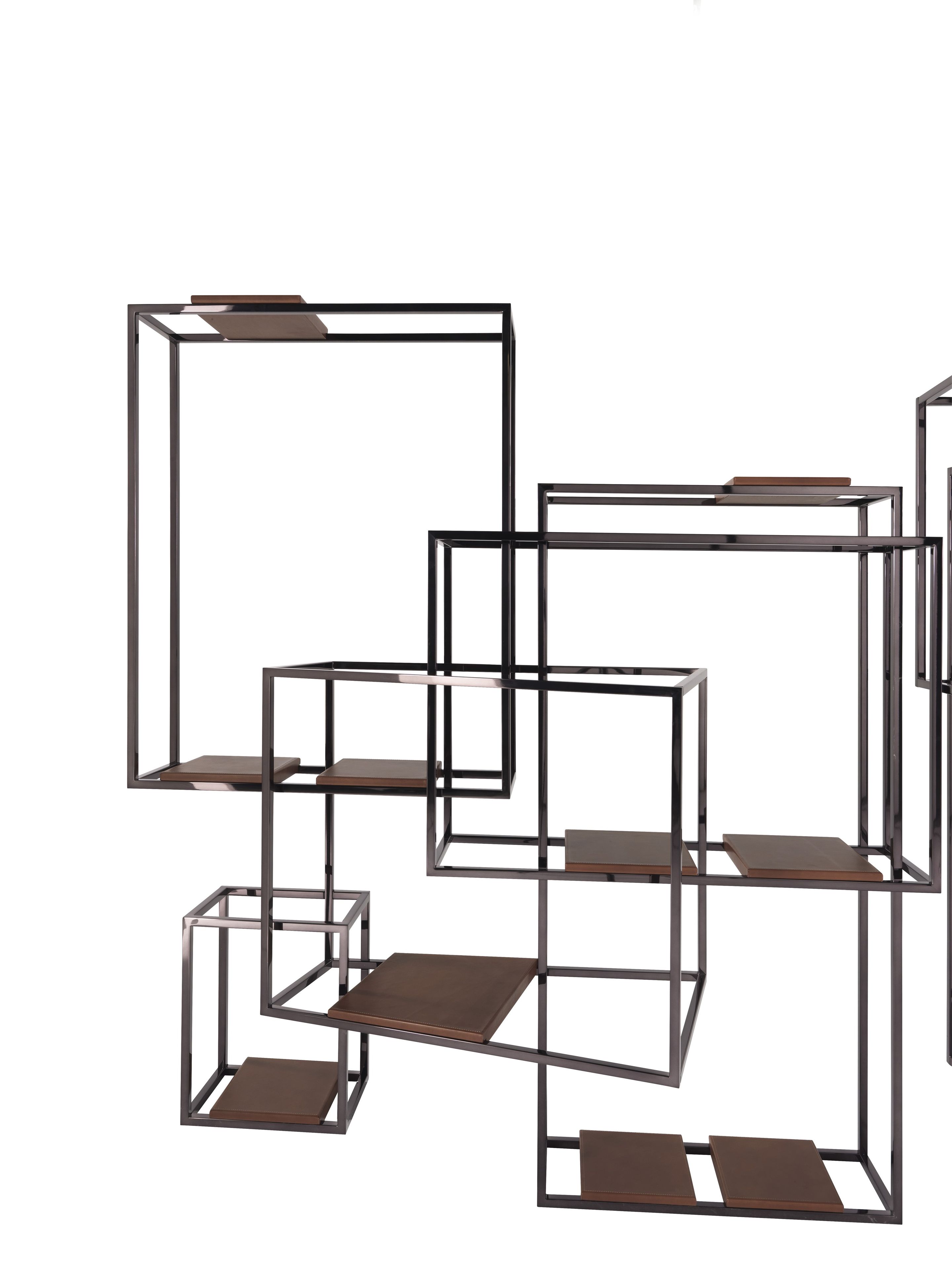 Латунный подвесной книжный шкаф Gianfranco Ferré Home Matrix ARCH-00019452 - Вид №3