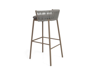 Садовый стул с подставкой для ног