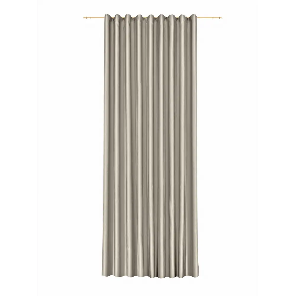 Штора на ленте Light 160x280 см цвет серо-бежевый MIAMOZA STLM-2117036 - Вид №1