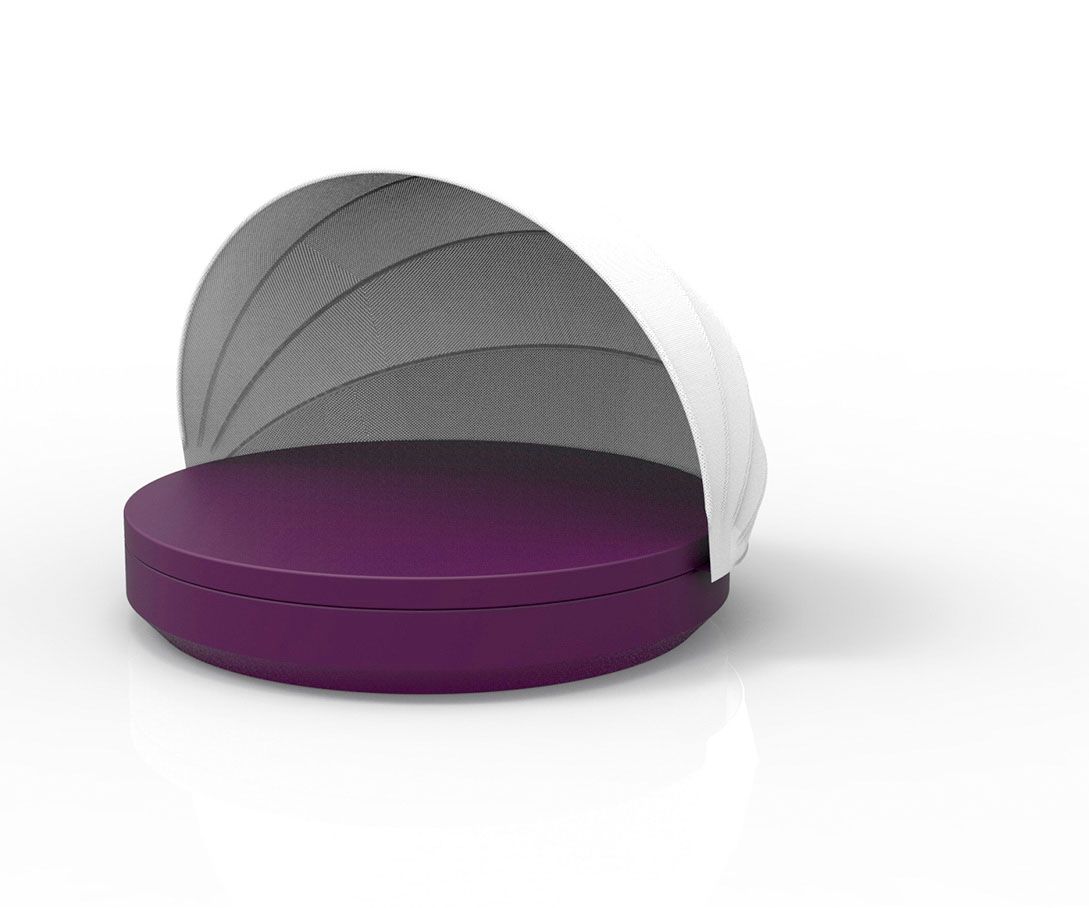 049594 Кровать ø210x40 cо складным навесом Vondom Vela - Вид №2