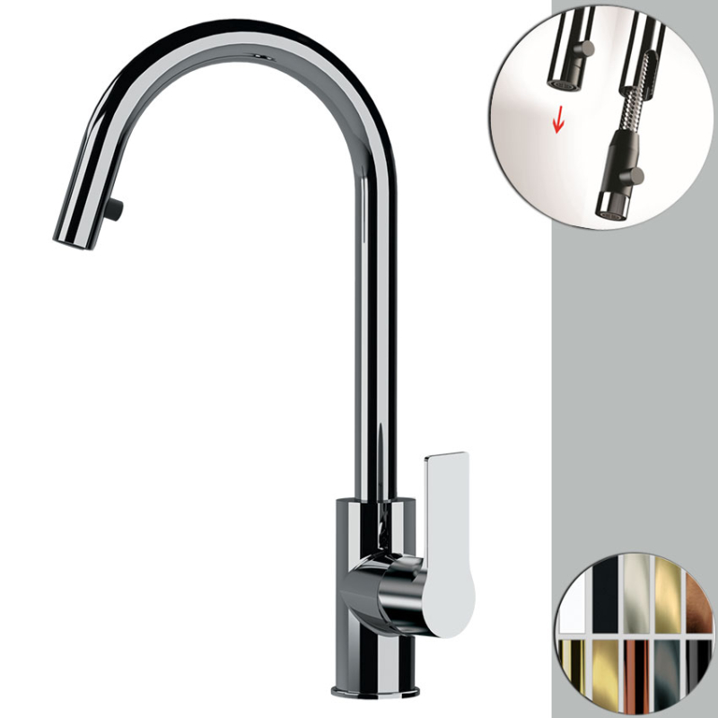 RX684 Смеситель для мойки DANIEL RUBINETTERIE Reflex - Вид №4