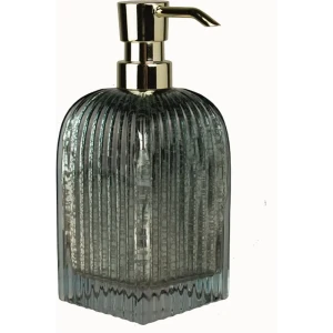 Дозатор для жидкого мыла Delphinium Аквамарин стекло цвет синий