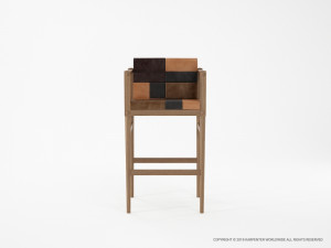 465_1112 Барный стул с подлокотником Karpenter