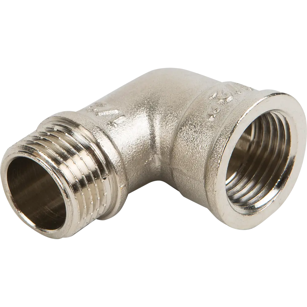 Угол Valtec, внутренняя-наружная резьба, 1/2"  никелированная латунь STLM-2195889