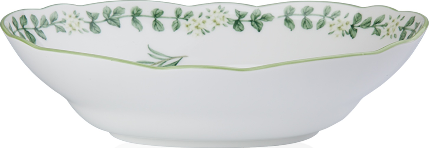 10613856 Noritake Блюдо для горячего Noritake "Английские травы" 25см Фарфор костяной 