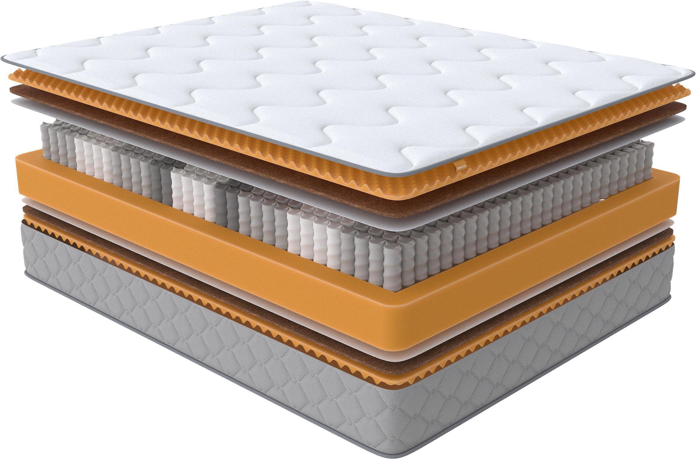 90491249 Матрас Sleep Middle Plus 120x195 см, независимый пружинный блок STLM-0249927 ОРМАТЕК