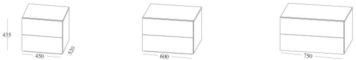 EmmeBi Прямоугольная тумбочка с ящиками Haru sun-id-1474260 - Вид №3