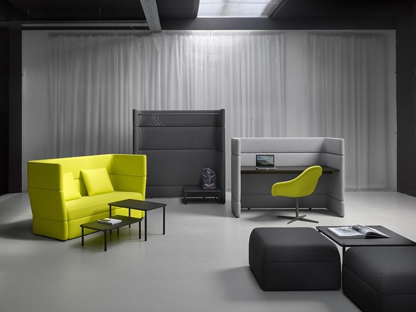 mminterier Вращающееся кресло из ткани с 4 спицами и подлокотниками Wok sun-id-1460263 - Вид №1