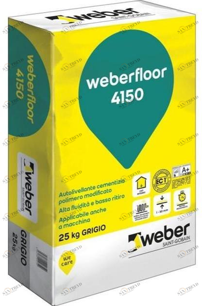 Saint-Gobain Weber Самовыравнивающийся цемент для интерьеров Weberfloor sun-id-1406231