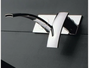 ZAZZERI Смеситель для раковины настенный, однорычажный, с тарелкой Moon