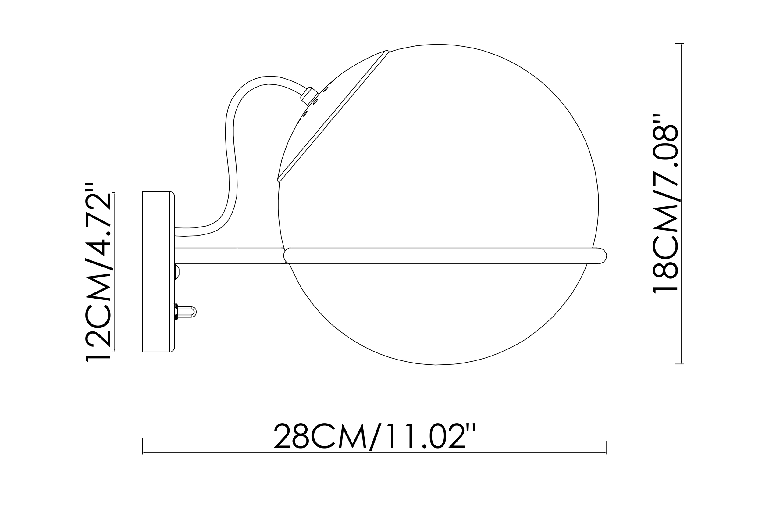 2000983206589 Настенный светильник ELECTRORETRO Corsica - Вид №1