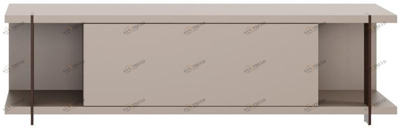 JESSE Низкий лакированный журнальный столик с журнальной полкой Simon system sun-id-1489380