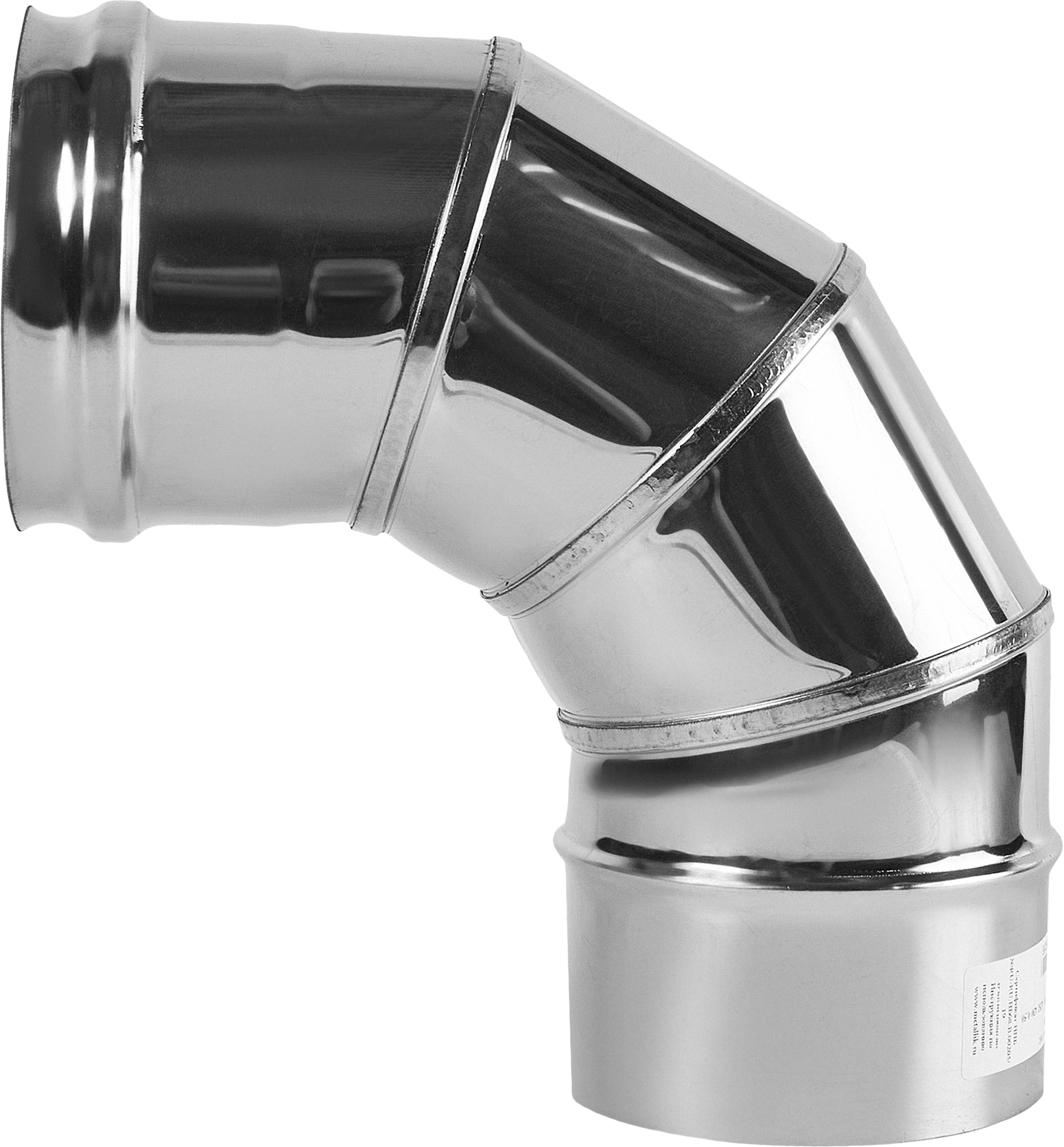 Колено дымоходное 90° 4-секционное Santreyd AISI 430 Ø110 мм 84953928 STLM-0057341 - Вид №1