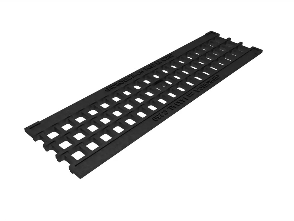90288465 Решетка Gidrolica Standart 507 500x136x13.5мм, клС250 черный STLM-0170244