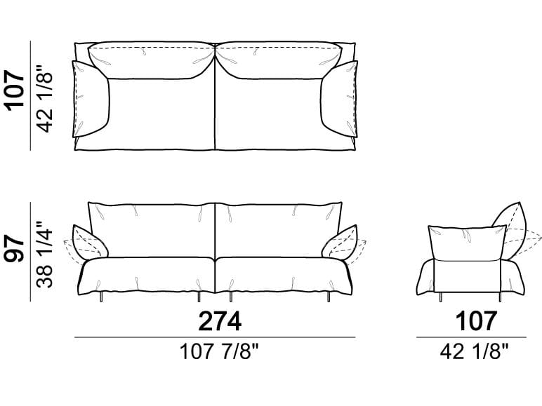 Модульный диван Arketipo BODYGUARD ARCH-00051140 - Вид №3