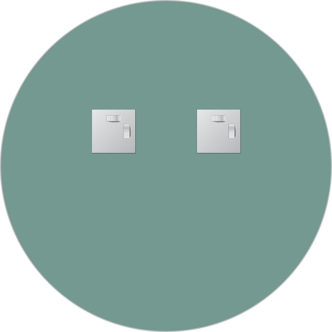 BY 0040 Зеркало со шлифованной кромкой EVOFORM Primary - Вид №2