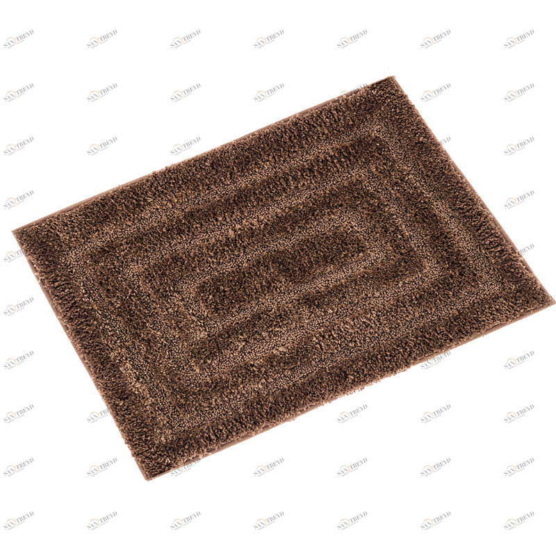 Коврик для ванной (45х65 см) коричневый Grampus КОВРИКИ GR5001I