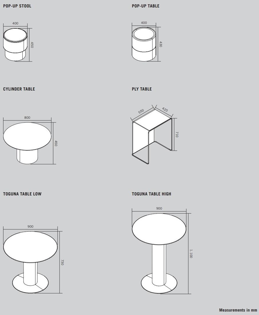 BENE Стол сервисный прямоугольный Parcs sun-id-1516555 - Вид №17