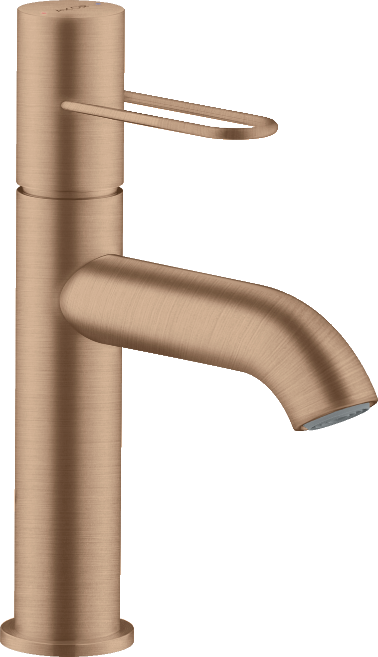 38026310 Смеситель для раковины 100, однорычажный, со сливной ручкой и сливным гарнитуром AXOR UNO