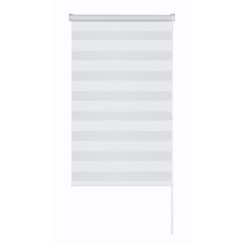 Рулонная штора день-ночь MIAMOZA Петер 100×160 см белая 89411342 STLM-1575154