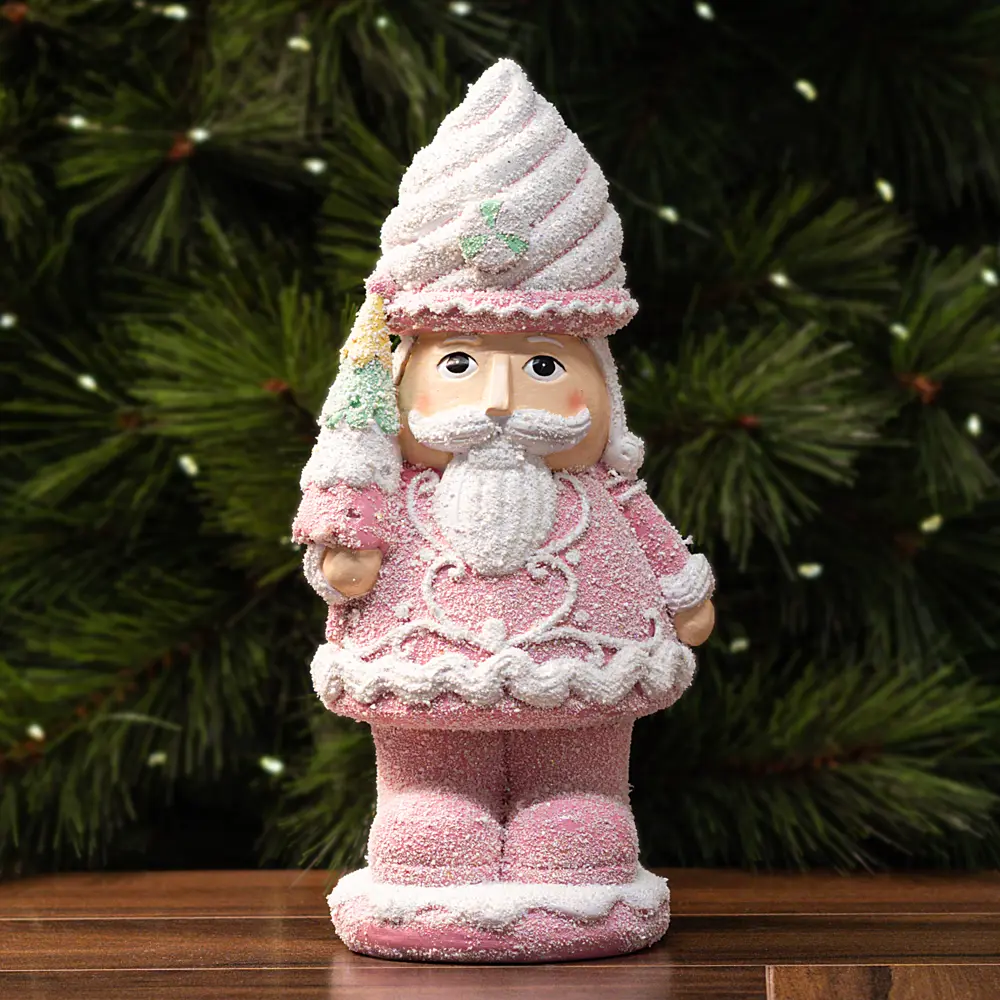 89369006 Декоративная фигура Щелкунчик 29.8x13.8 см розовый STLM-1443703 Santreyd Christmas - Вид №5