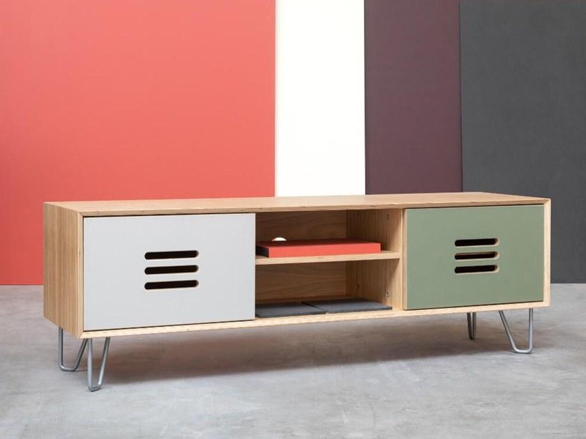 Radis Тумба под ТВ с раздвижными дверцами Noble sun-id-1381746 - Вид №2