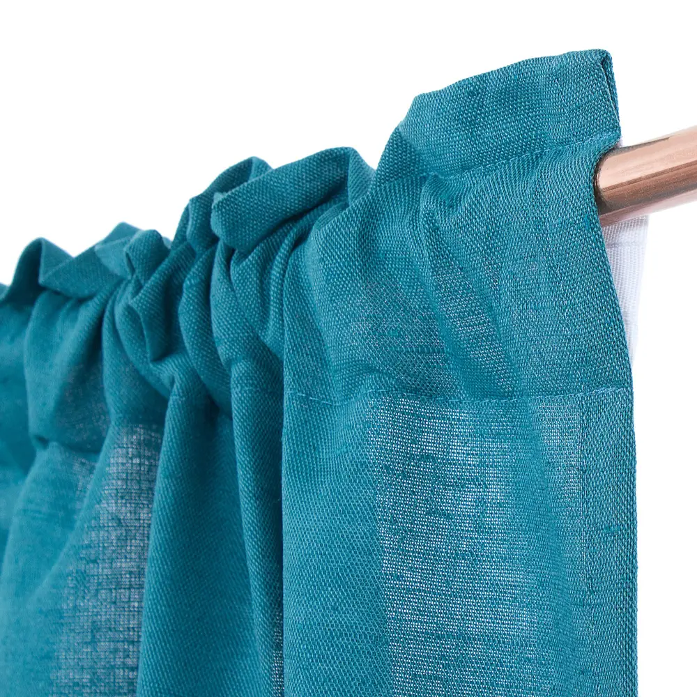 Штора на ленте «Ундина» 145х260 см цвет бирюзовый ВАСИЛИСА STLM-2137489 - Вид №2