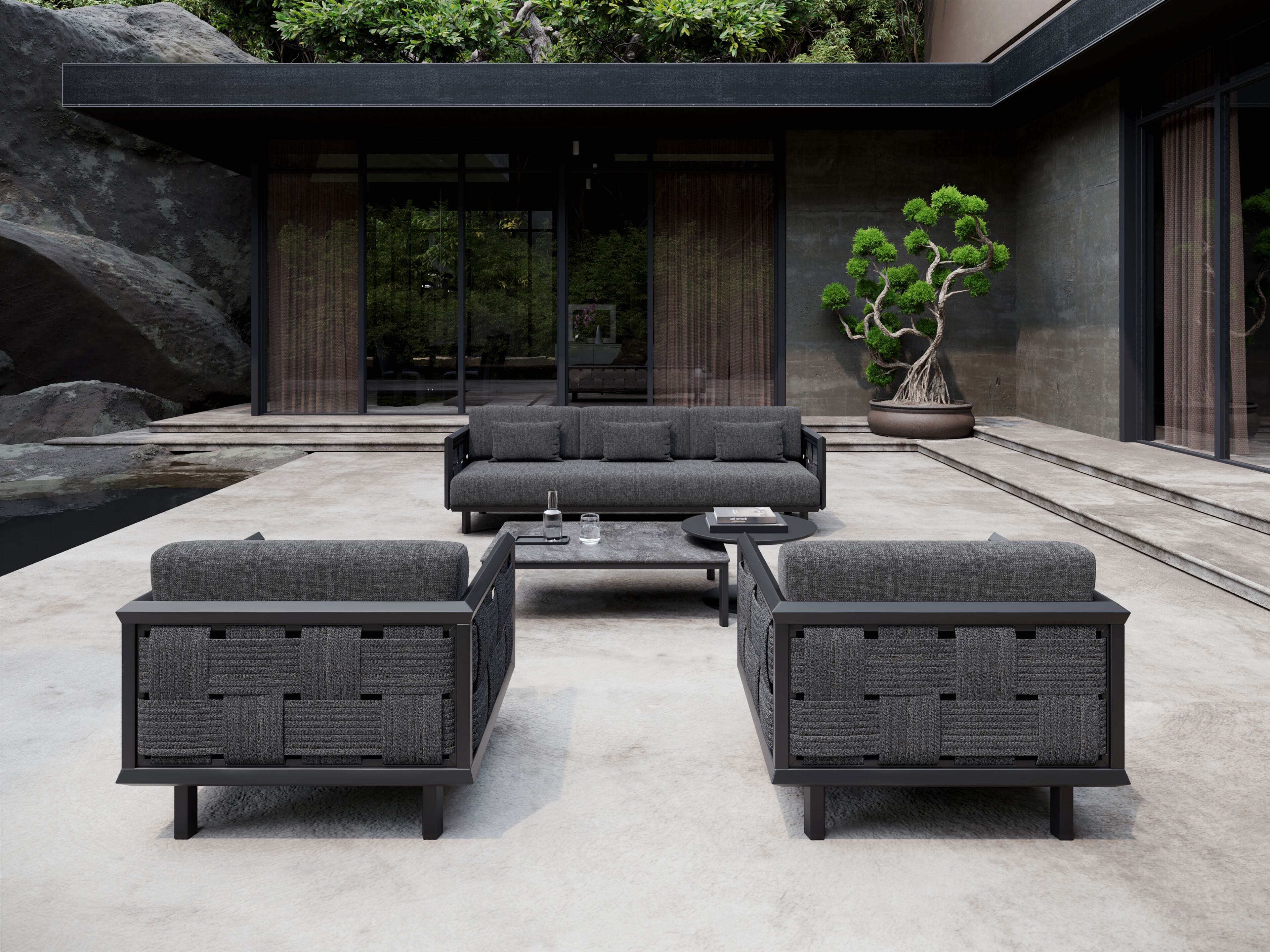 Алюминиевый низкий прямоугольный садовый столик SNOC Éclat ARCH-00050871 - Вид №4