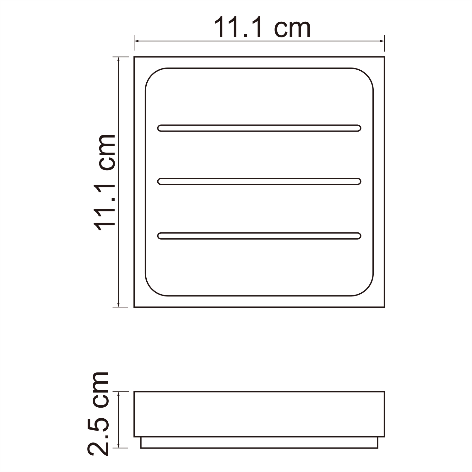 K-3829 Leine Мыльница WasserKRAFT Leine K-3800  - Вид №3
