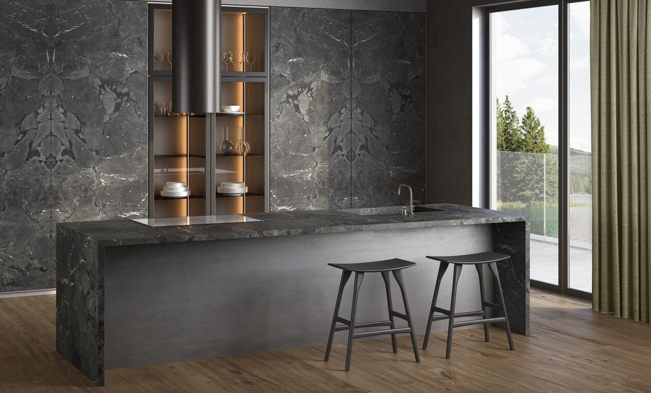 Кухонный топ из керамогранита с эффектом камня CERAMICA FONDOVALLE MYTOP ARCH-00092816 - Вид №1