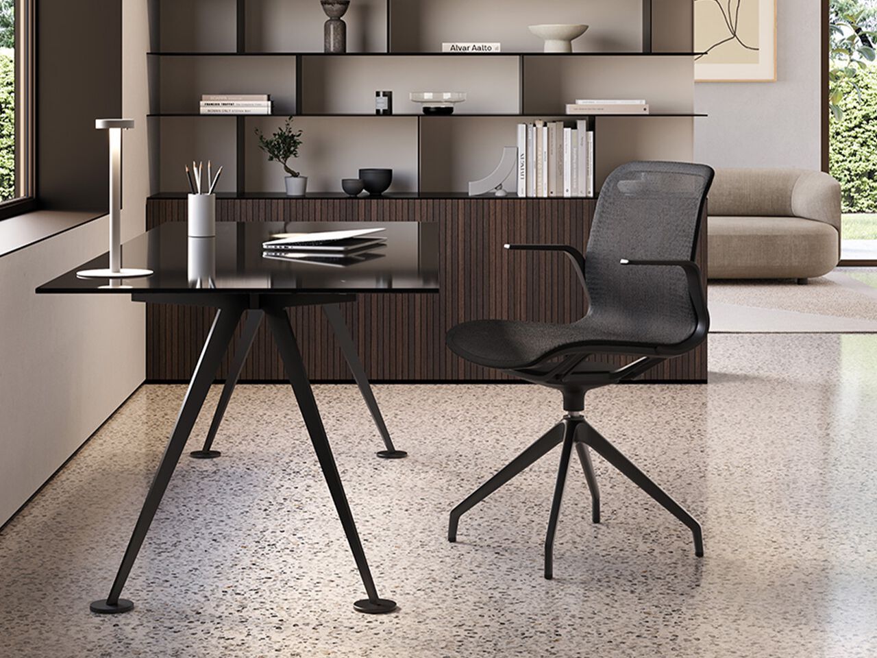 Офисное кресло из ткани на насесте FREZZA Джоди ARCH-00031399 - Вид №2