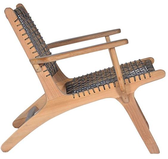 cbdesign Садовое кресло из тика и синтетики Vienna Tj 342b - Вид №2