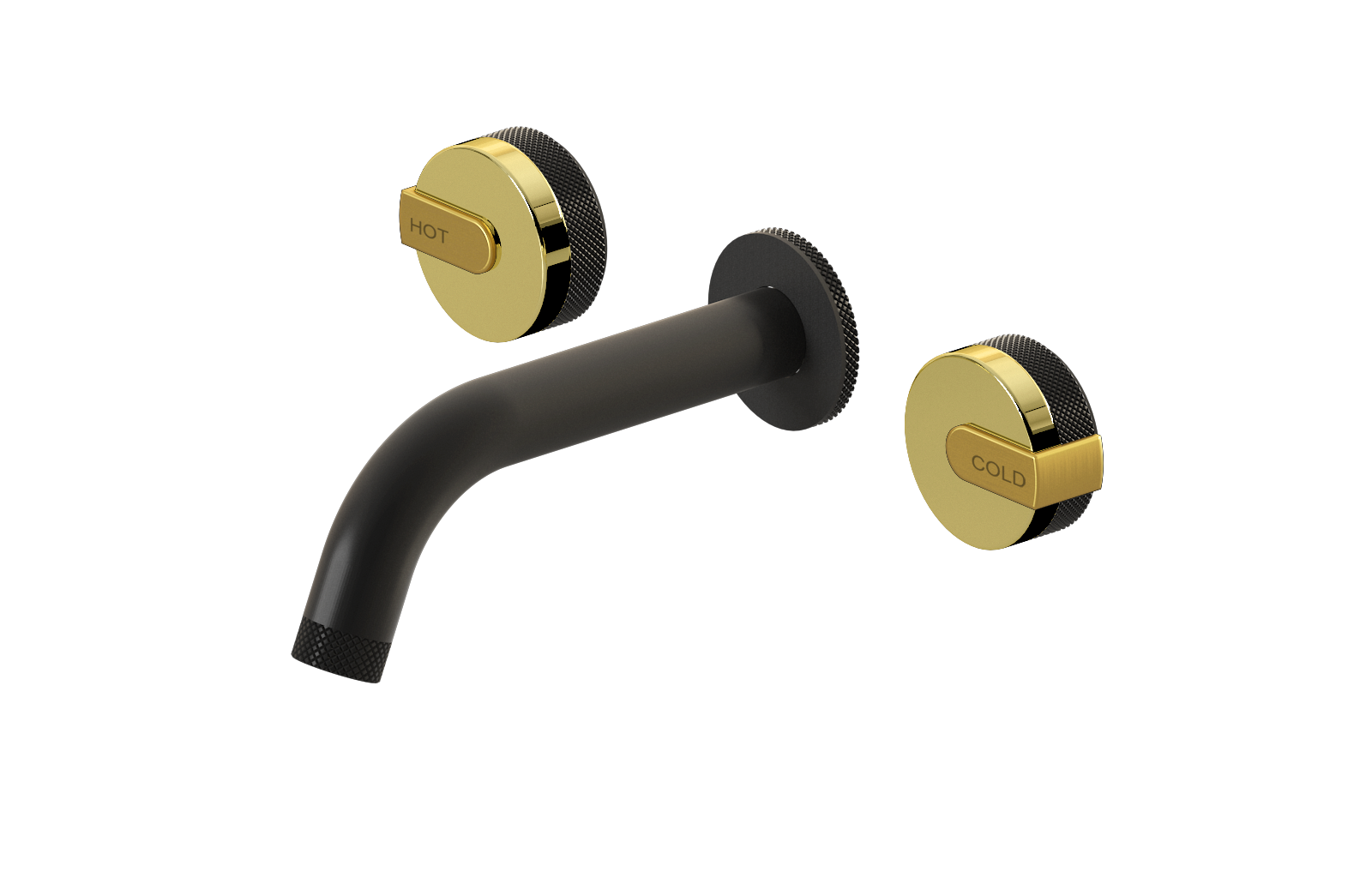 E-11530-R1PB-L1BAU-BK Смеситель для умывальника из 19,1см носикем (внешняя часть) GRAFF MOD+