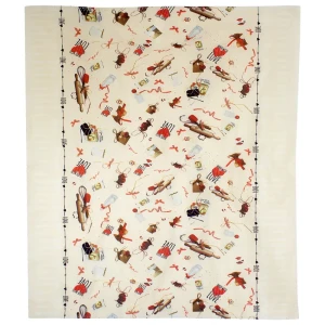 Скатерть «Любовь» 140х160 см цвет белый