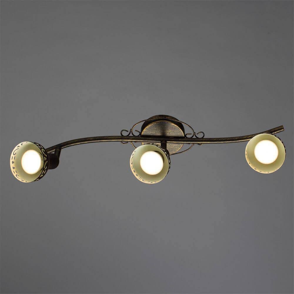 Спот потолочный галогеновый коричневый Focus A5219PL-3BR ARTE LAMP FOCUS BROWN 00-3923893 Коричневый  - Вид №1