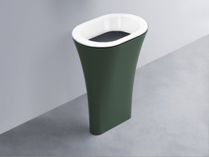 AMLA65-BL+AMPILO-BA+AMCOLO-MU Раковина Amedeo Ovale отдельностоящая cielo Enjoy + Amedeo