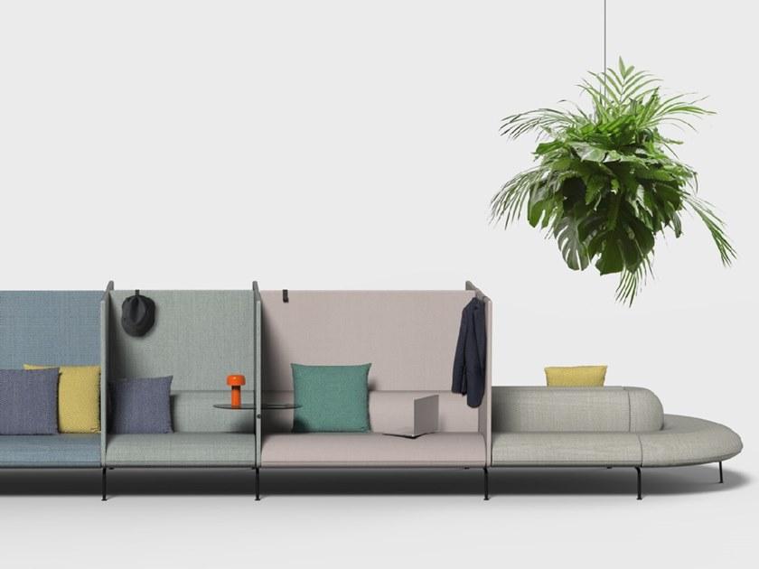 La Cividina Модульный диван из ткани Couchette sun-id-1468081 - Вид №7