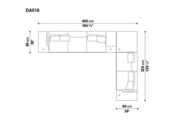 Кожаный диван B&B Italia док ARCH-00130675 - Вид №16