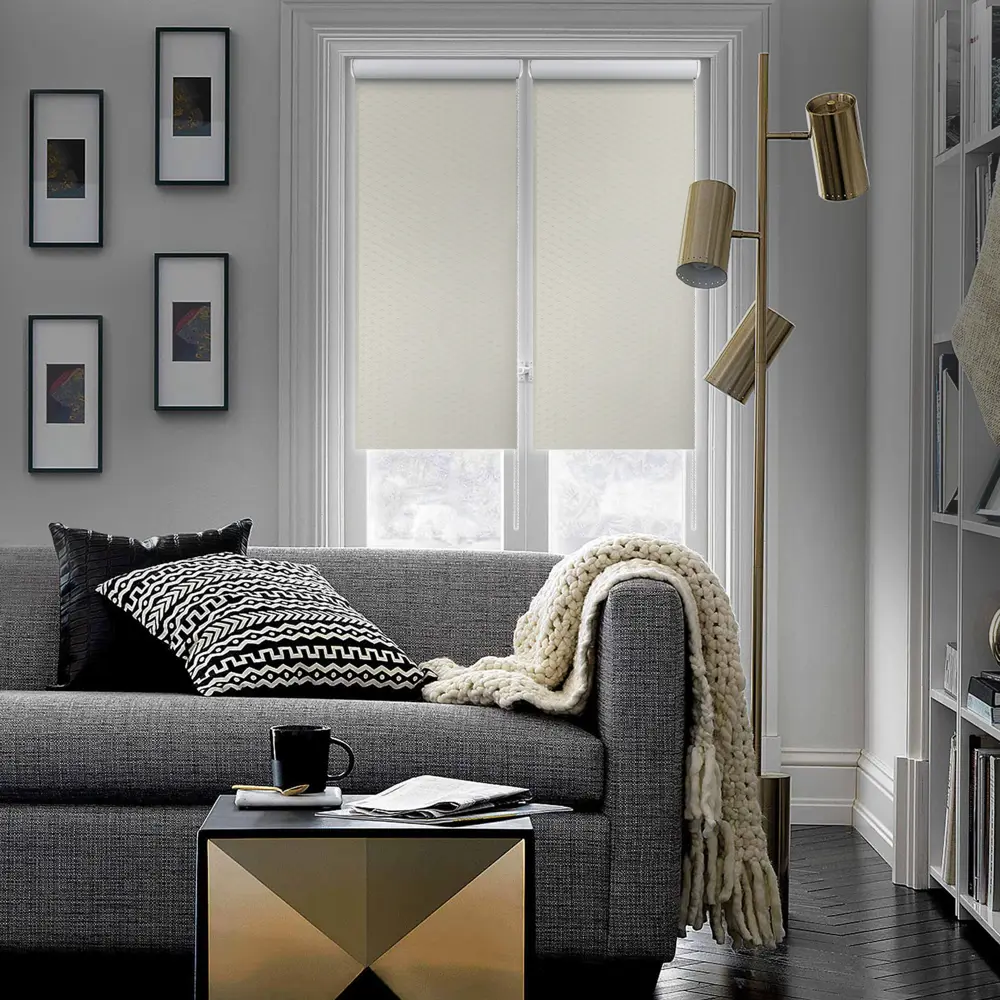 Штора рулонная блэкаут Ромб 80x160 см бежевая ЭСКАР STLM-2183111 - Вид №3