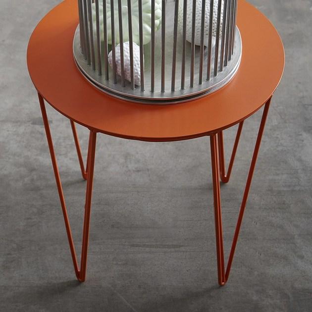 Atipico Круглый журнальный столик из лакированного железа Chele sun-id-1463853 - Вид №5