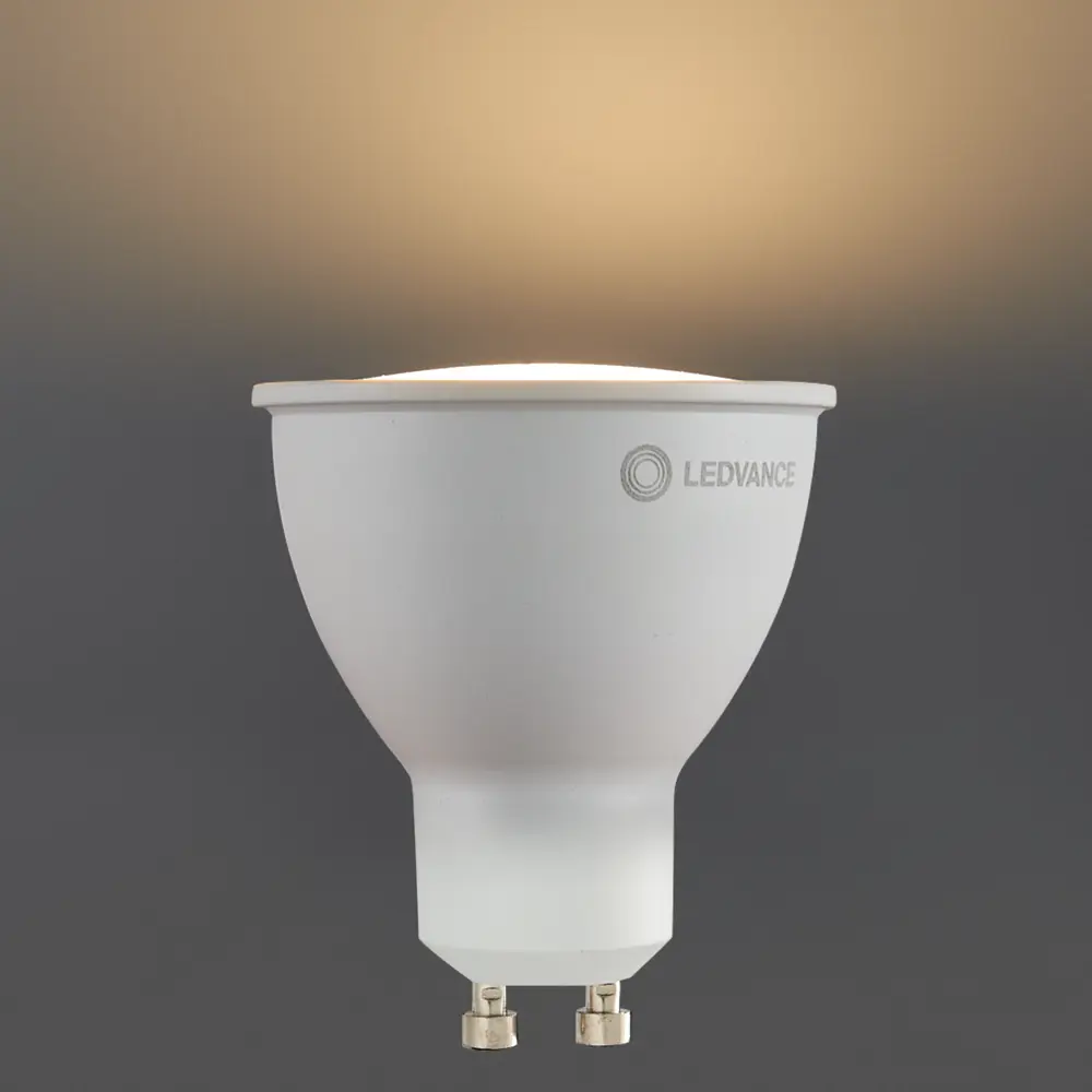 Лампа умная светодиодная Ledvance Smart Plus GU10 220-240 В 5 Вт спот матовая 350 лм, изменение цвета RGB STLM-2044059 - Вид №2