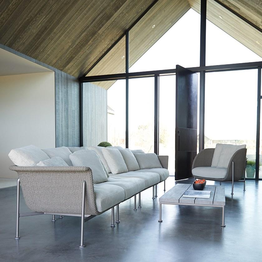 JANUS et Cie Центральный модуль для дивана в морской веревке Gina sun-id-1403531 - Вид №7