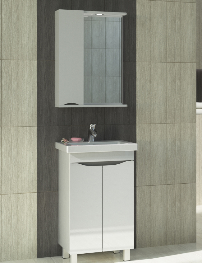 Тумба Minor 500 (Тигода)500⨉400⨉830 мм белый Santreyd sun-id-665183 - Вид №4