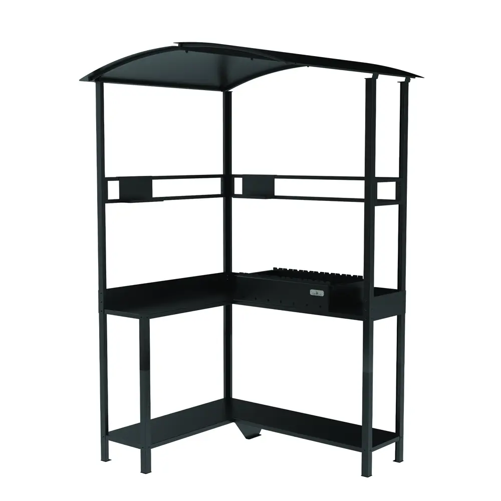 Grillux Стандарт Pro - стационарный мангал с крышей и полками 89407281 STLM-1567973