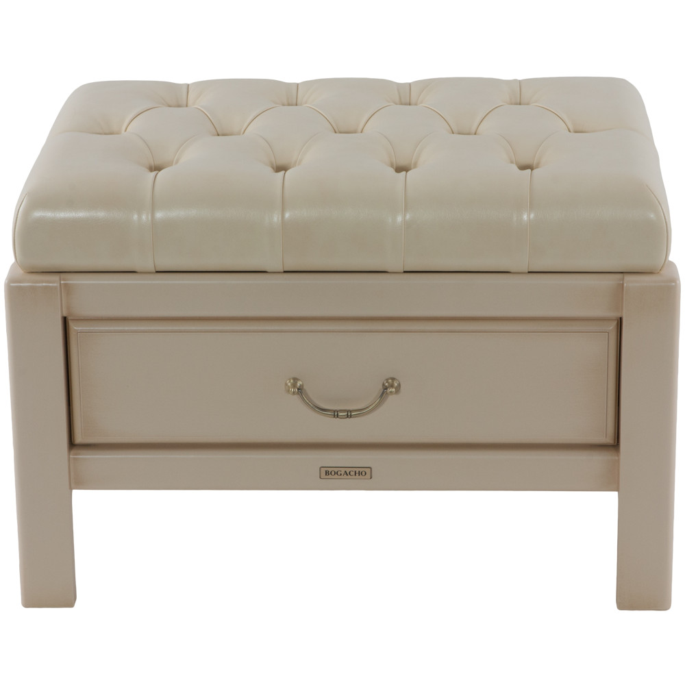 11127 Банкетка Лотос 6 Айвори Ваниль BOGACHO 4627138159231 - Вид №1