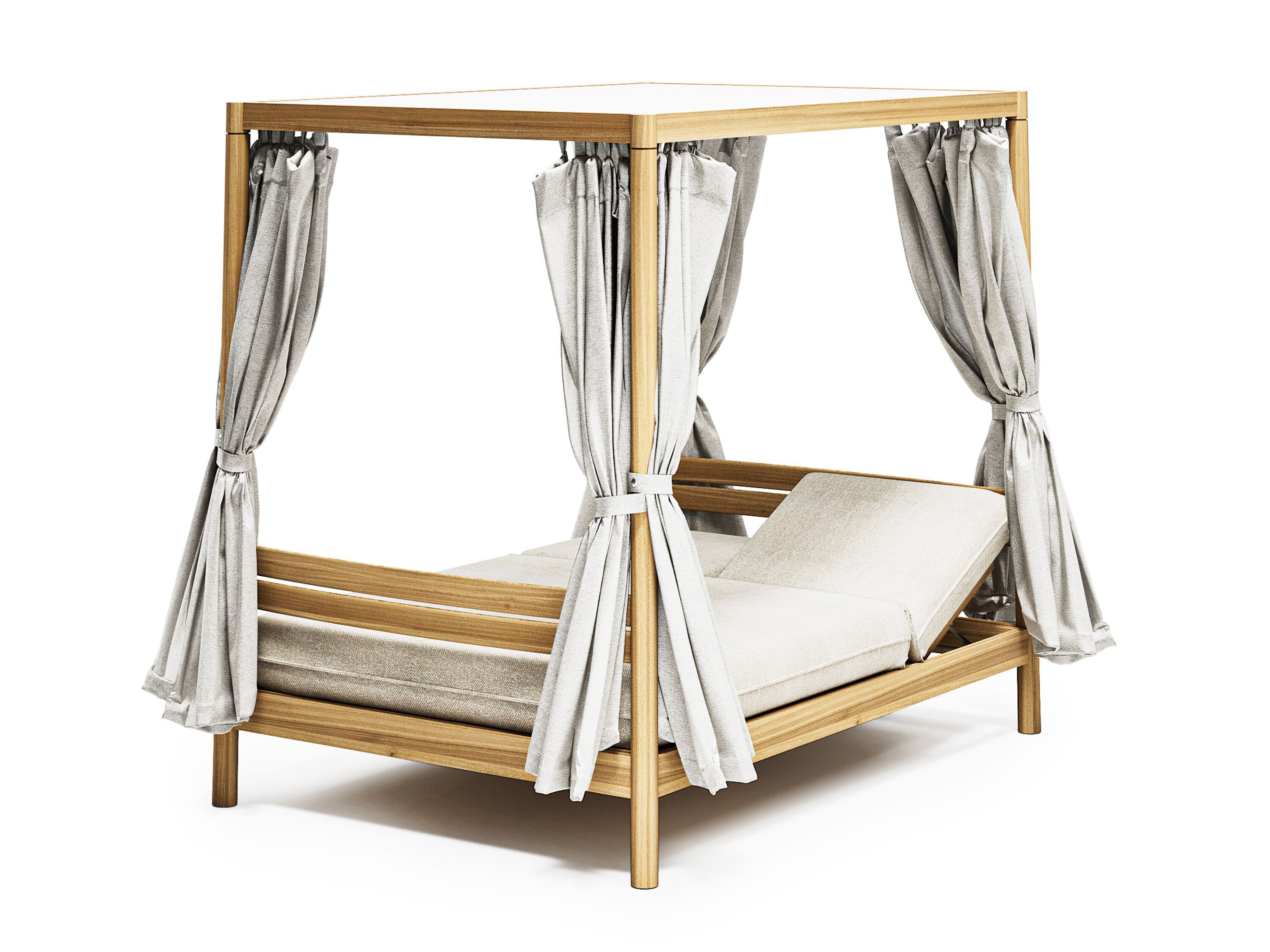 Деревянная Садовая кровать с балдахином Atmosphera Панама ARCH-00036863