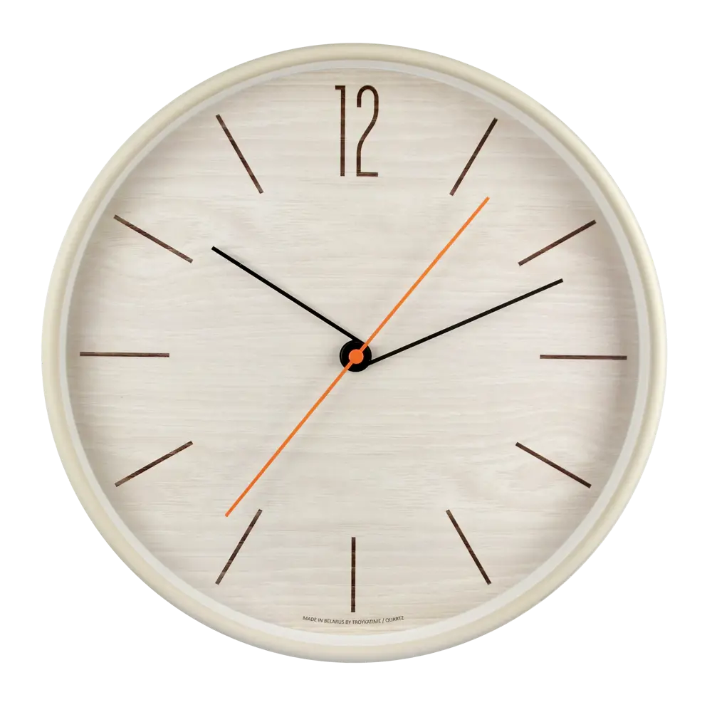 Настенные часы TROYKATIME Сканди Ø30 см в стиле неоклассика 89441219 STLM-1580005