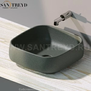 FG40A7037 Накладная раковина на столешницу  квадратная Ceramica Flaminia Flag