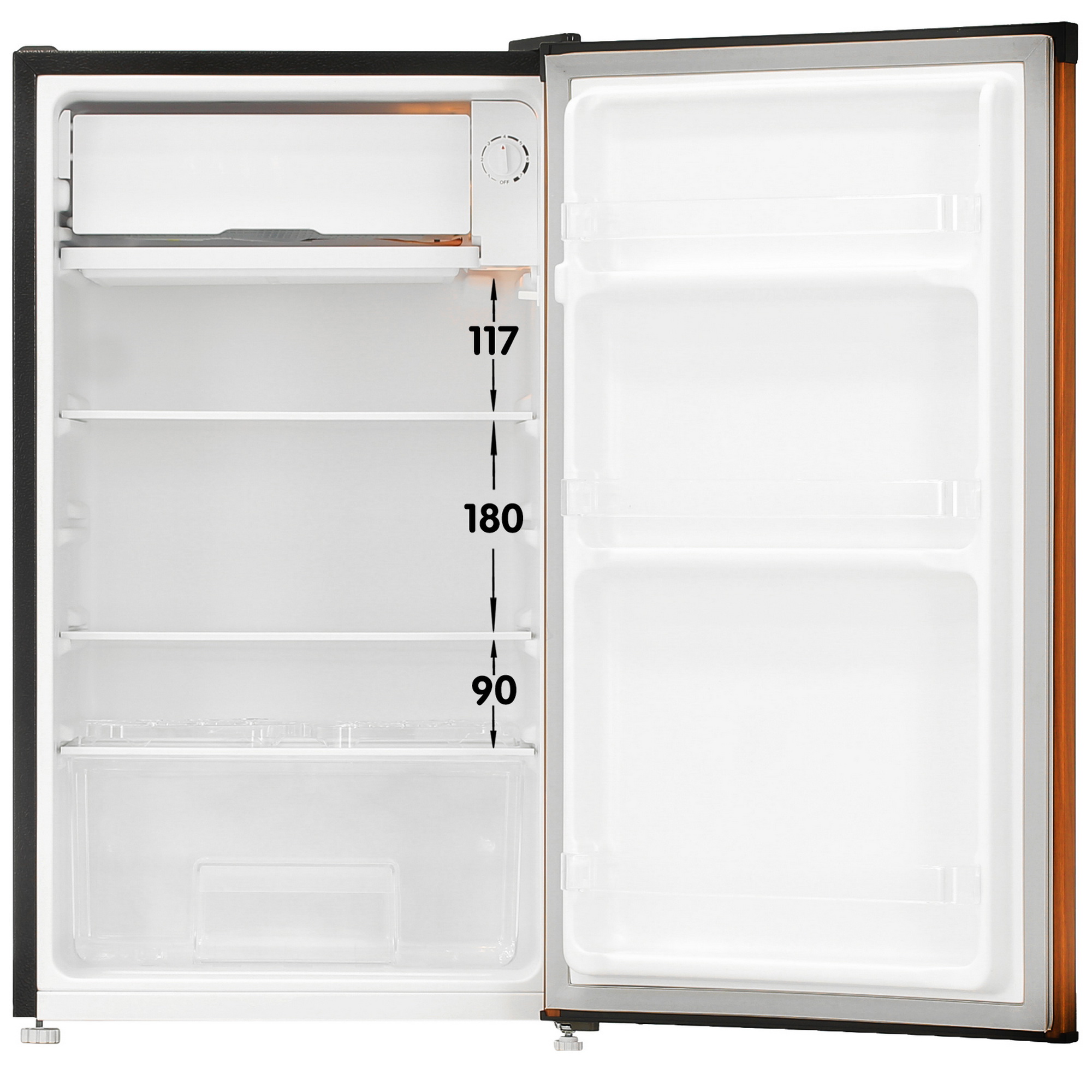 5093337 Холодильник компактный   Aceline S201AMG коричневый STDN-0121523 - Вид №1