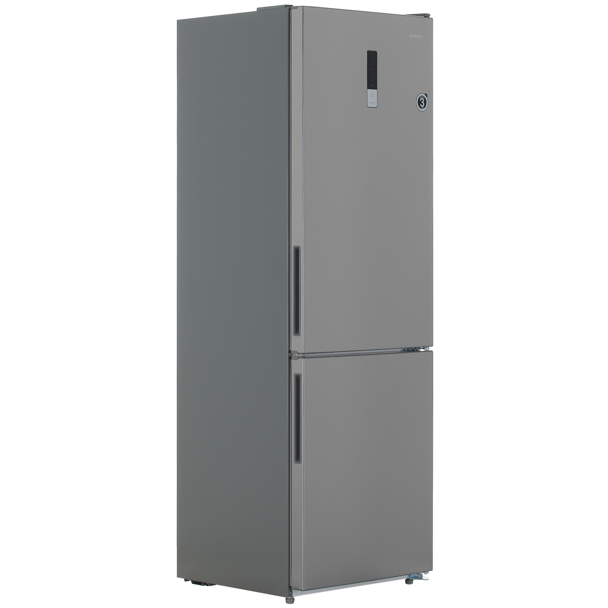 9064767 Холодильник с морозильником   DEXP B4-32AMA серебристый STDN-0072969